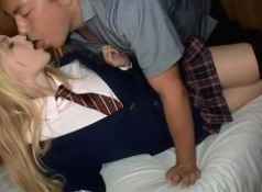 AMWF Abigaile Johnson interracial with Asian guy...