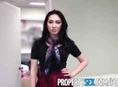 PropertySex Beautiful realtor blackmailed into sex renting office space...
