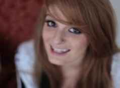 Redhead Faye fucked with her glasses...