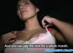PublicAgent Czech girl loves sex in the dark...