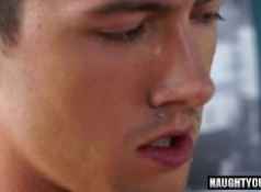 Big dick son sucking cock with cumshot...