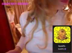 Blonde big tits show My Snapchat: Boob9x...
