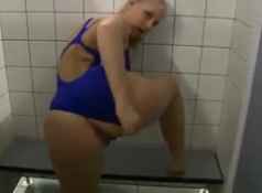 Lycra Swimsuit Locker Room Fuck...