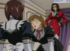 Maids are sexualy training new staff...