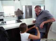 partner's daughter fucks her dad Sneaking...